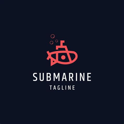 Submarine logo icon design template flat vector 9260760 Vector Art at ...