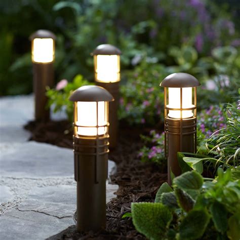 Patio light Decor Better Homes Gardens 1 QuickFIT LED Bollard Garden ...