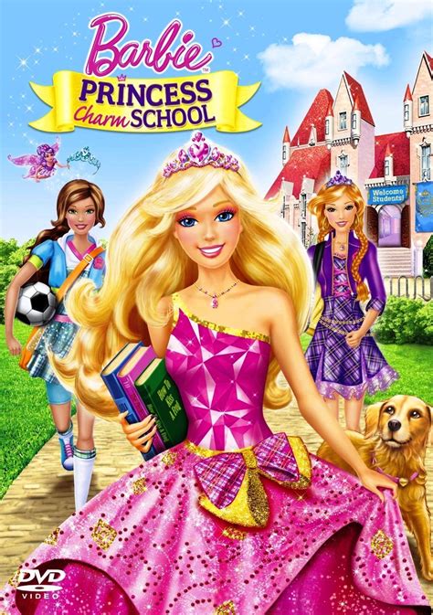 Barbie: Princess Charm School Cover (Re-colored) - Barbie Movies Photo ...