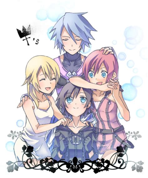 Namine, Aqua, Kairi, and Xion - Kingdom Hearts Fan Art (37833048) - Fanpop