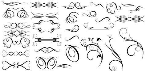 19 Free Vector Elegant Swirls Images - Elegant Swirl Designs Vector ...