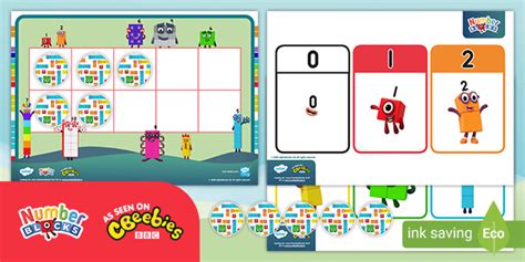 👉 Numberblocks: Number 10’s Ten-Frame Activity Pack