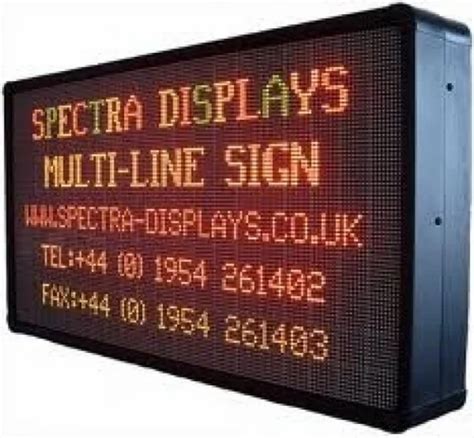 Rectangular LED Display Board, Wall Mounted at Rs 1550/square feet in ...