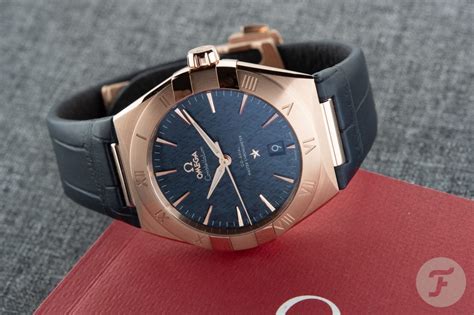 The Replica Omega Constellation 39mm In Sedna Gold | High Quality Omega ...