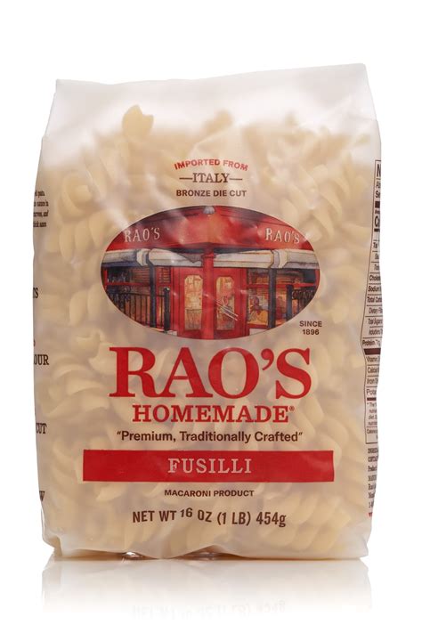 Rao's Homemade Bronze Die Cut Fusilli Pasta, 16 oz - Walmart.com ...