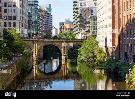 River Irwell in Manchester City Centre Stock Photo - Alamy