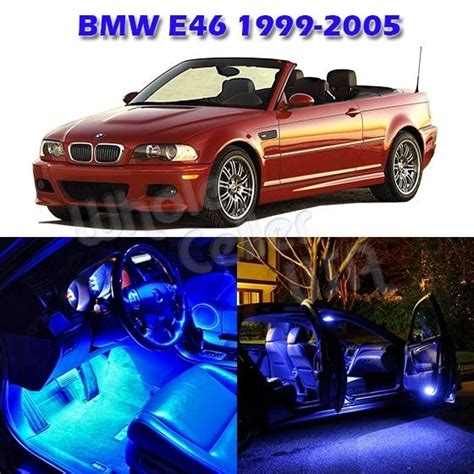 Sell 7 Blue Interior Light Lamp Package For BMW E46 Sedan Wagon Coupe ...