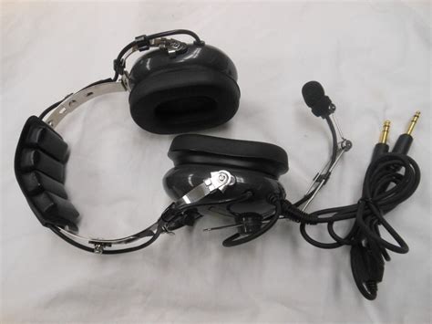 AVCOMM AC-200PNR Passive Aviation Headset Dual Plug | eBay