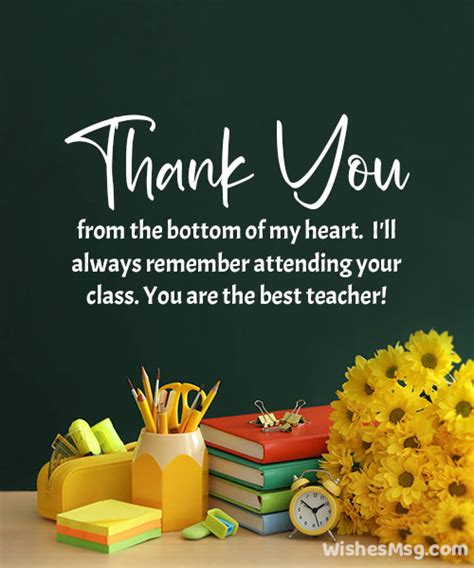 Teacher Appreciation Quotes To Say Thank You