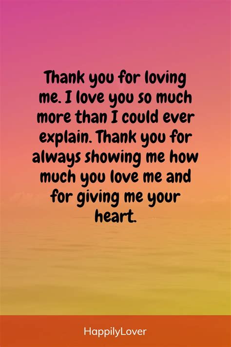 104+ Thank You For Loving Me Quotes and Messages - Happily Lover | Love ...