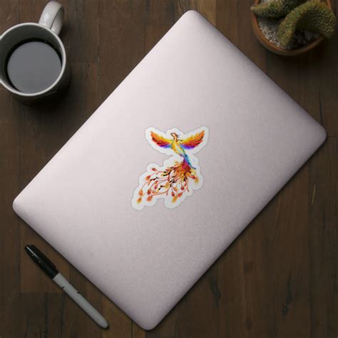 Watercolor Phoenix - Phoenix Bird - Sticker | TeePublic