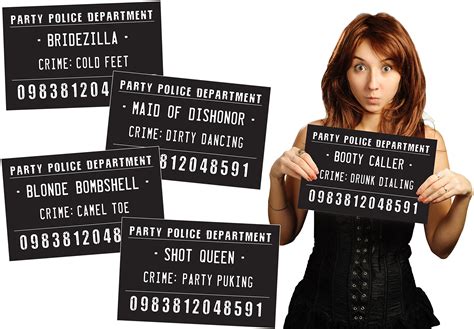 Mugshot Sign Prop