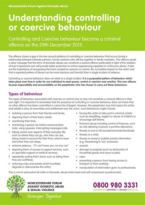 Understanding controlling or coercive behaviour - QualitySolicitors ...