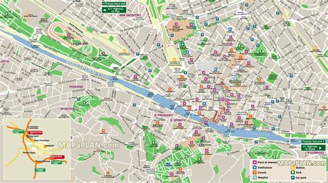 Maps Of Florence Italy - Tourist Map Of English