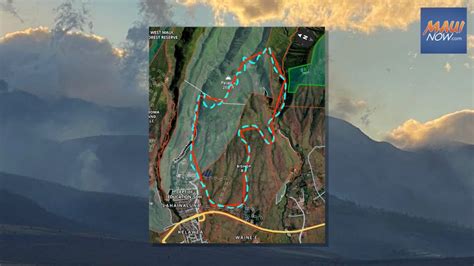 West Maui Fire Day 2: “Fire on the move” in mountain ridges above ...