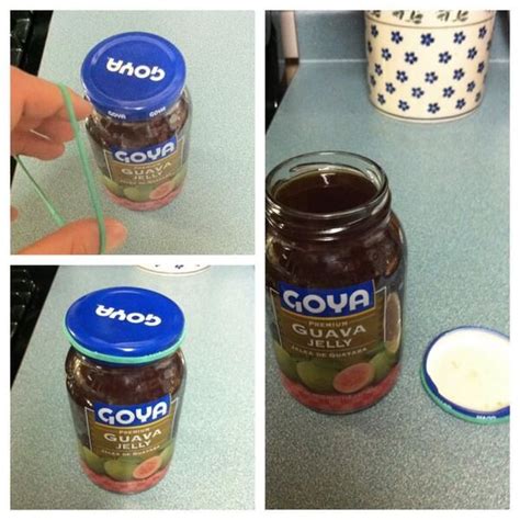 Open a jar with a rubber band. | Jar, Life hacks, Food