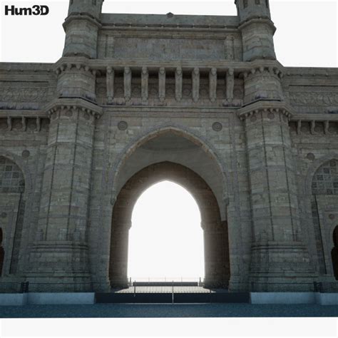 Gateway of India 3D model - Architecture on Hum3D