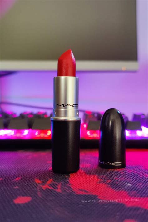 MAC Ruby Woo Lipstick Review and Swatches - The Pink Velvet Blog