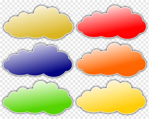 Cloud Color Computer Icons, storm, orange, speech Balloon, color png ...