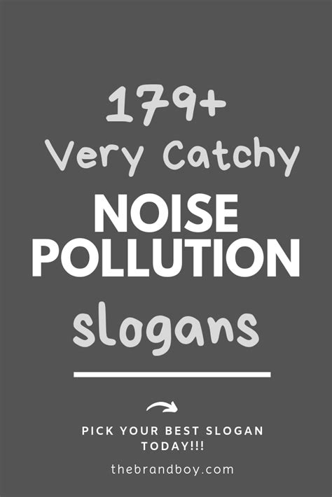 179 best noise pollution slogans – Artofit