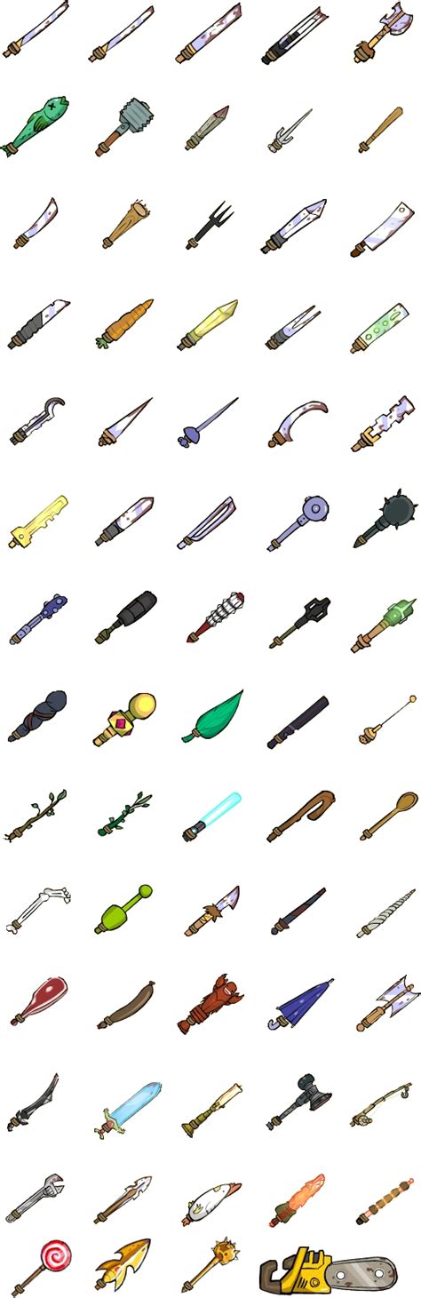 Weapon Images - Castle Crashers Wiki - Levels, Characters, Weapons, and ...