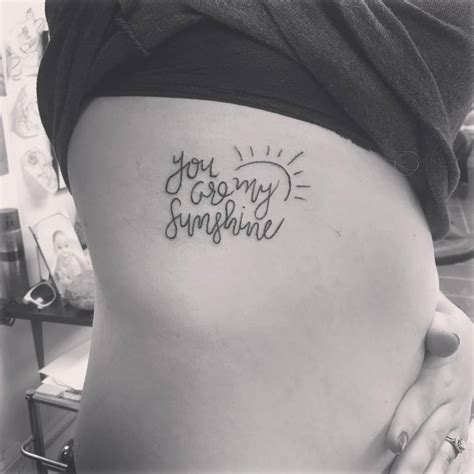 Top 43 Best You Are My Sunshine Tattoo Ideas - [2021 Inspiration Guide]