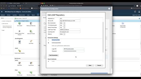 Qradar LDAP - port 389 configuration - YouTube