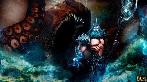 Smite - Poseidon wallpaper by FelipeAbreu on DeviantArt