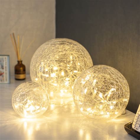 set of three fairy light orbs by lights4fun | notonthehighstreet.com