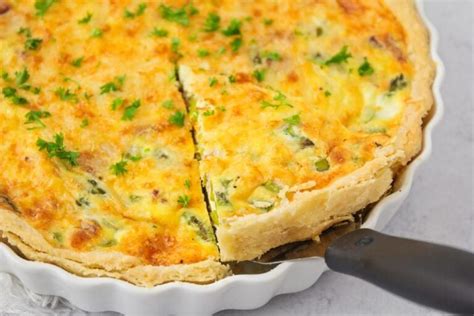 Asparagus Quiche Recipe {With Cheese} | Lil' Luna