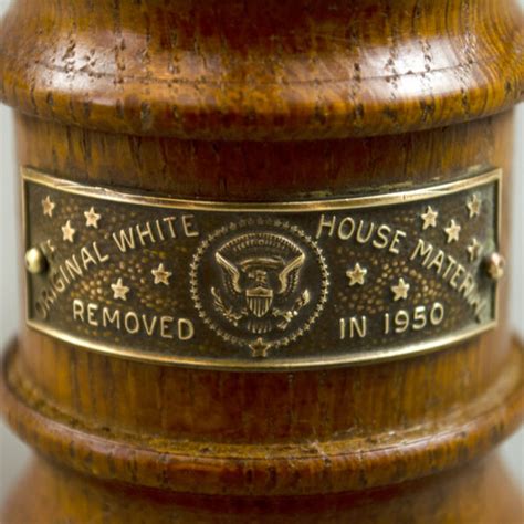 Gavel, Relic, White House Wood, Truman Era Renovation, 1950 – George ...