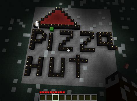 pizza hut sign Minecraft Map