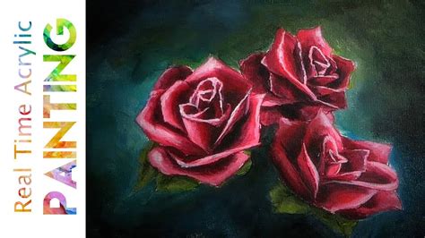 Acrylic Rose Painting - Best Painting Collection