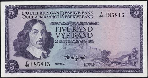 My Currency Collection: South African Currency 5 Rand banknote 1967 Jan ...