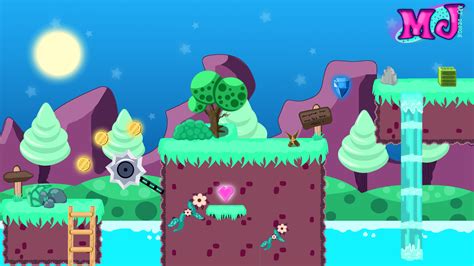 PLATFORM 2D GAME ASSETS – ENVIRONMENT by MarwaMJ