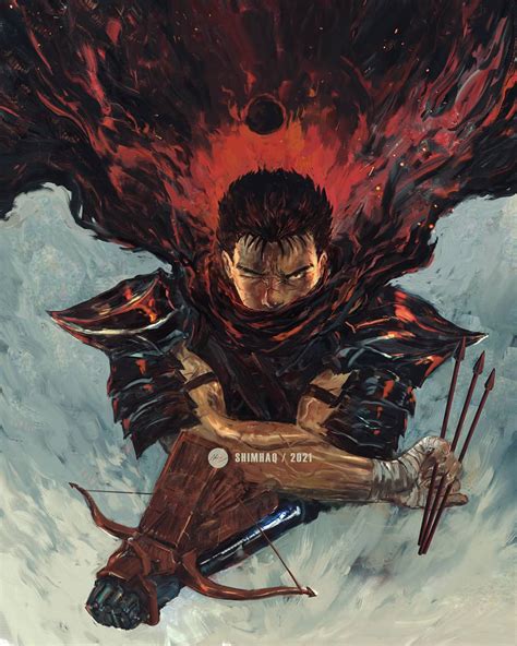 Not a panel but here's some fanart of Guts! : r/Berserk