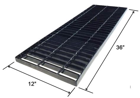 Metals Depot® | Steel Trench Drain Grate - 1 x 12 inch