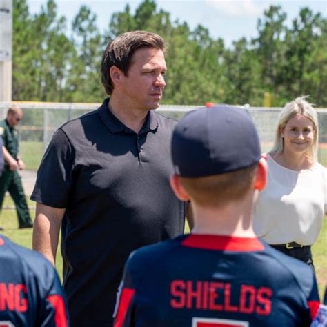 Gallery: Governor Ron DeSantis Visits Little League Baseball Tournament ...