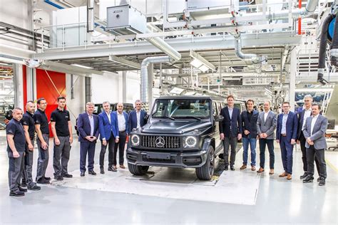 2019 Mercedes-Benz G-Class Starts Production at Magna Steyr in Graz ...