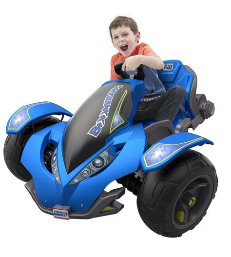 The Power Wheels® Boomerang™ vehicle is a young racer’s dream, allowing ...