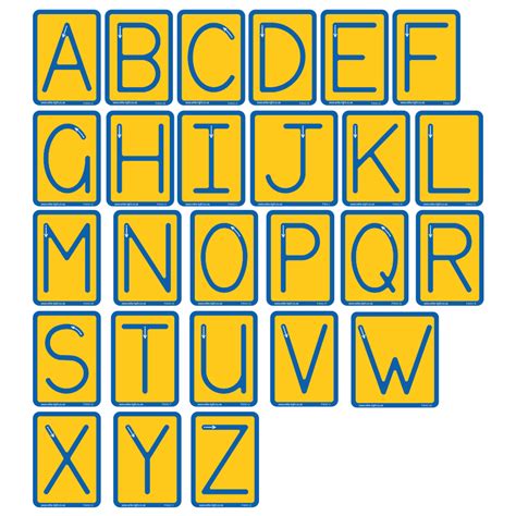 FT - Alphabet letters set 'A to Z' in a Box - Standard Print - The ...