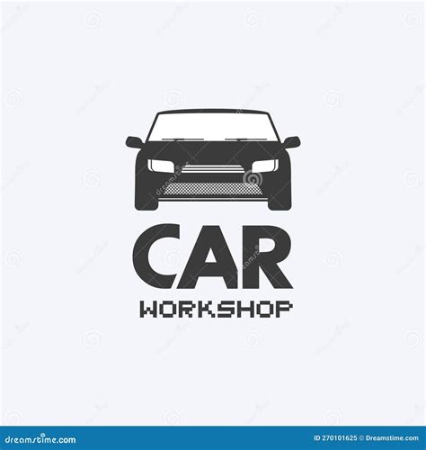 Car workshop illustration stock vector. Illustration of wheel - 270101625