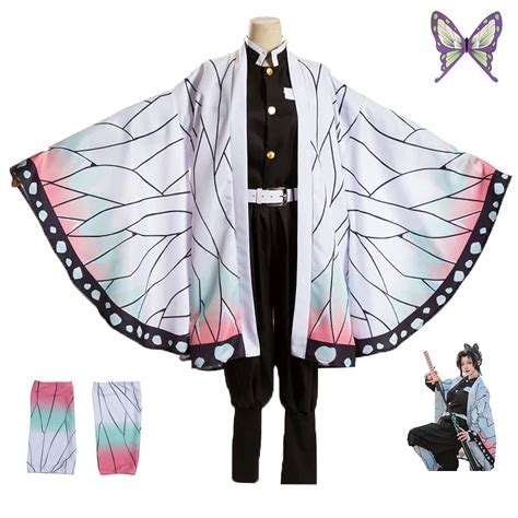 Buy Kochou Shinobu Cosplay Costume for Kids Adults Anime Demon Slayer ...