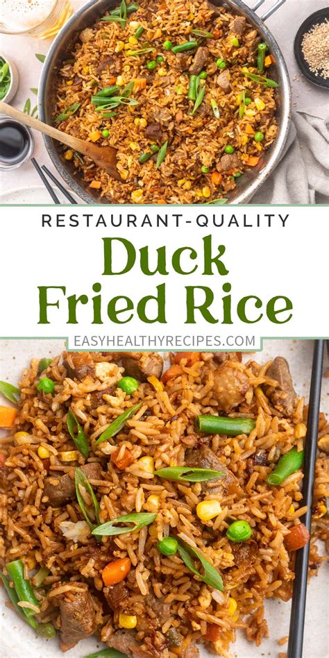 Duck Fried Rice - Easy Healthy Recipes