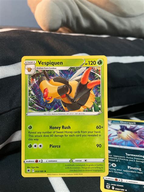 Vespiquen Pokemon Card, Hobbies & Toys, Toys & Games on Carousell