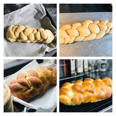 My first vs my 5th attempt at challah bread. - Dining and Cooking