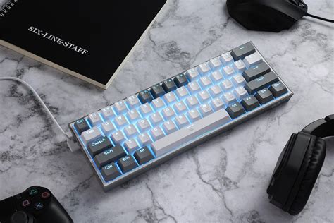 Redragon FIZZ K617 60 White & Grey Small Mechanical keyboard – Redragonshop