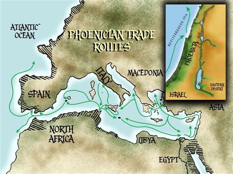 Ancient Phoenician trade routes. | Jonah and the Fish | Pinterest ...