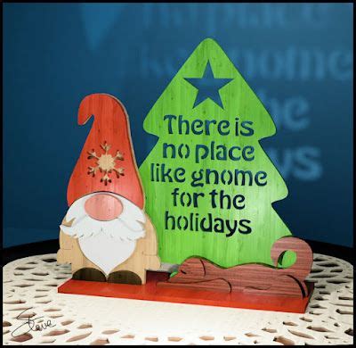 Gnome for the Holidays and Ghoulish Love Scroll Saw Patterns. in 2024 ...