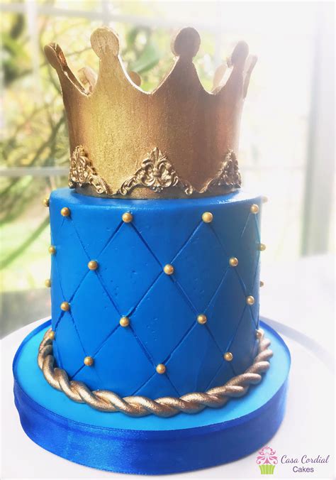 Royal Prince Crown Theme Three Tier Cake | ubicaciondepersonas.cdmx.gob.mx